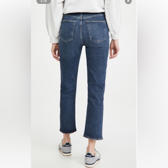 Agolde Mid-rise comfort straight Wilder jeans - Picture 2 of 11